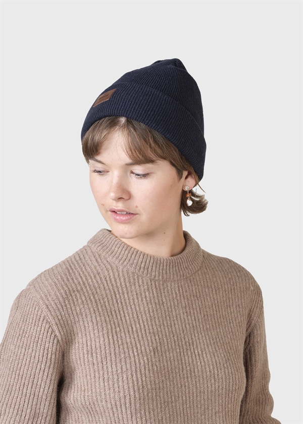 Klitmøller Collective - Rib Beanie - Navy